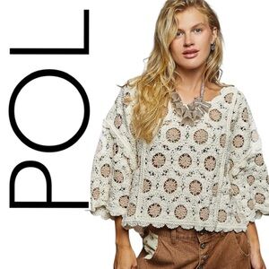 👑COMING SOON👑 POL NEW CROCHET TOP